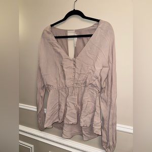 Long sleeve blouse